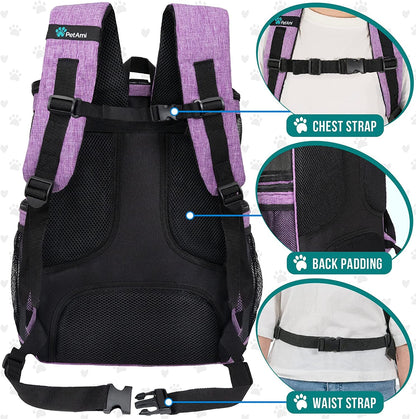 PetAmi Pet Carrier Backpack for Dogs and Cats