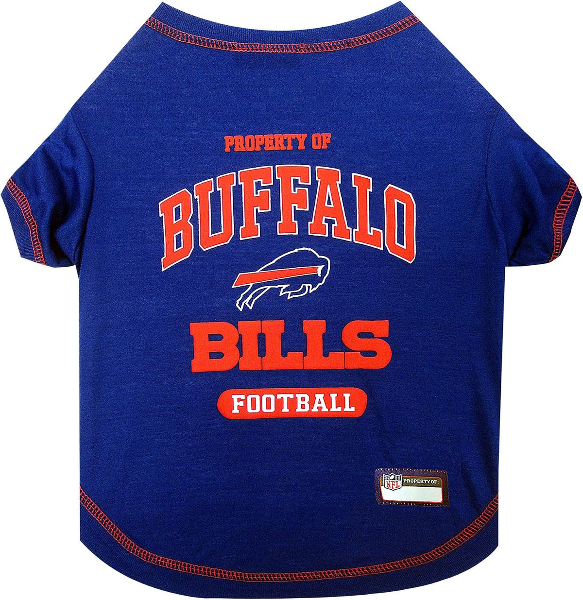 Buffalo Bills dog T-shirt, blue