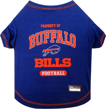 Buffalo Bills dog T-shirt, blue