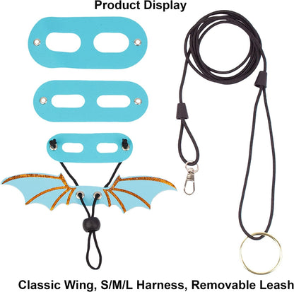Bearded Dragon Harness with Wings