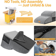Foam Pet Steps for Small Dogs and Cats - 2 or 3 Tiers