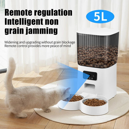 5L Automatic Pet Feeder with 1080p Camera