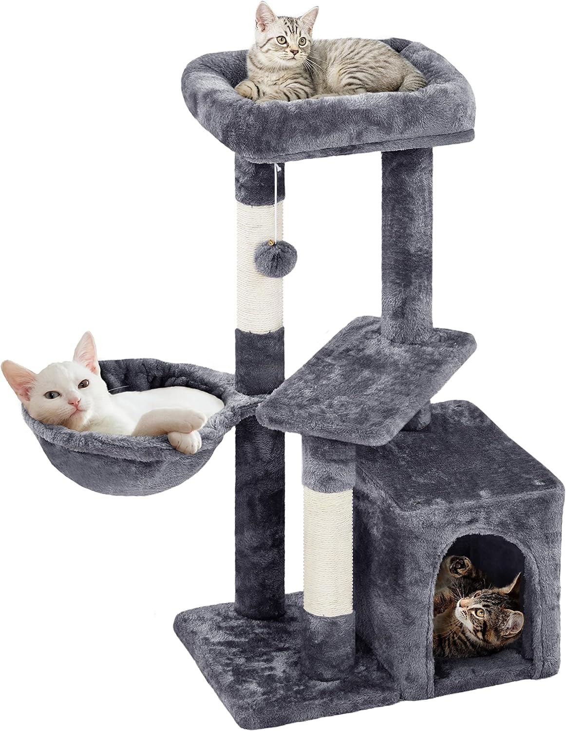 34 in Cat Condo with Extra Scratch Boards