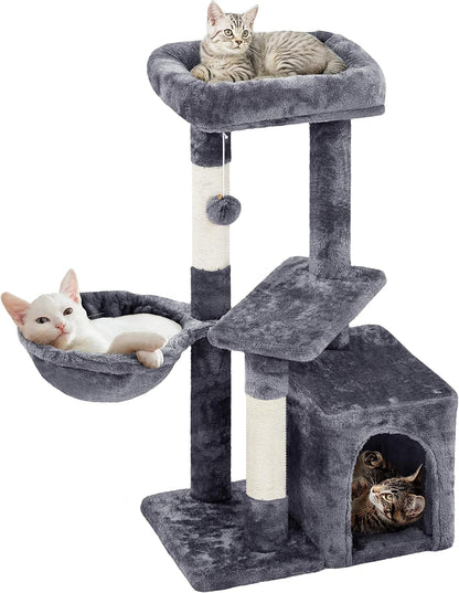 34 in Cat Condo with Extra Scratch Boards