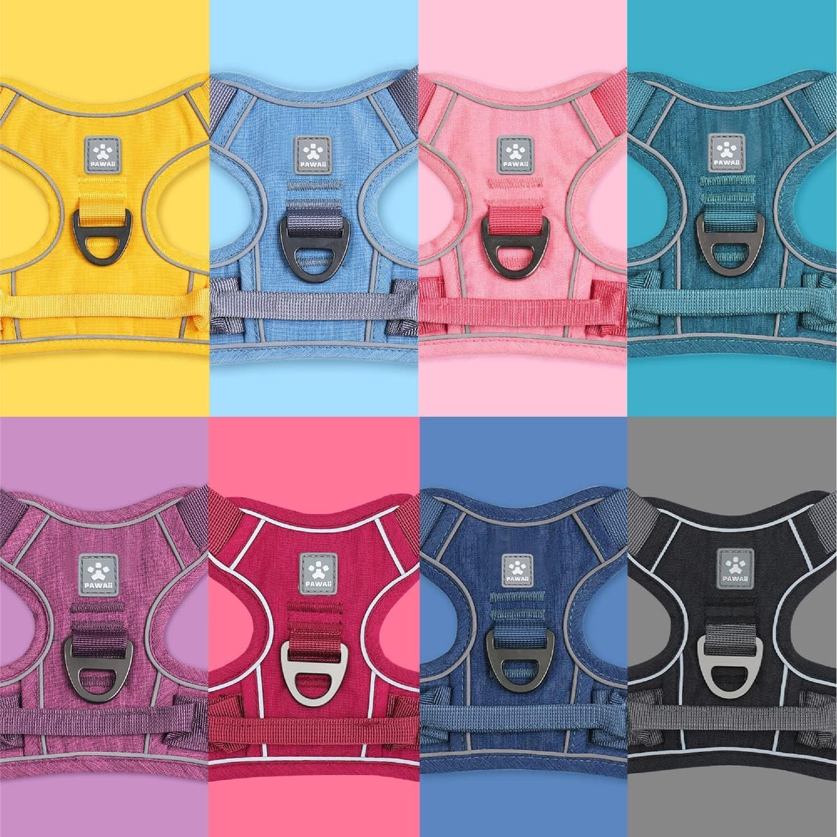 No-Pull Dog Harness with ID Tag for Small Dogs
