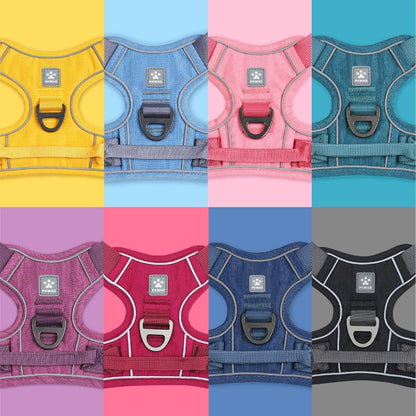 No-Pull Dog Harness with ID Tag for Small Dogs