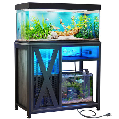 Aquarium Stand with Power Outlets, 40-50 Gallon