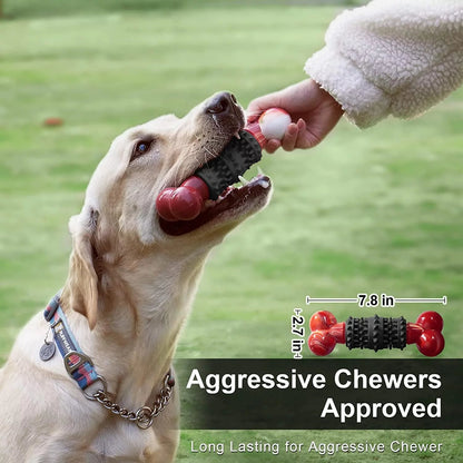 Indestructible Bone Chew Toy for Aggressive Chewers