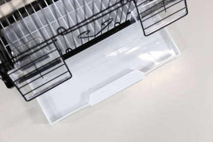 Black Wire Bird Cage Starter Kit with Light