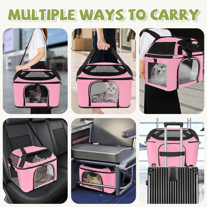 Airline-Approved Cat Carrier Backpack, Up to 20 lbs
