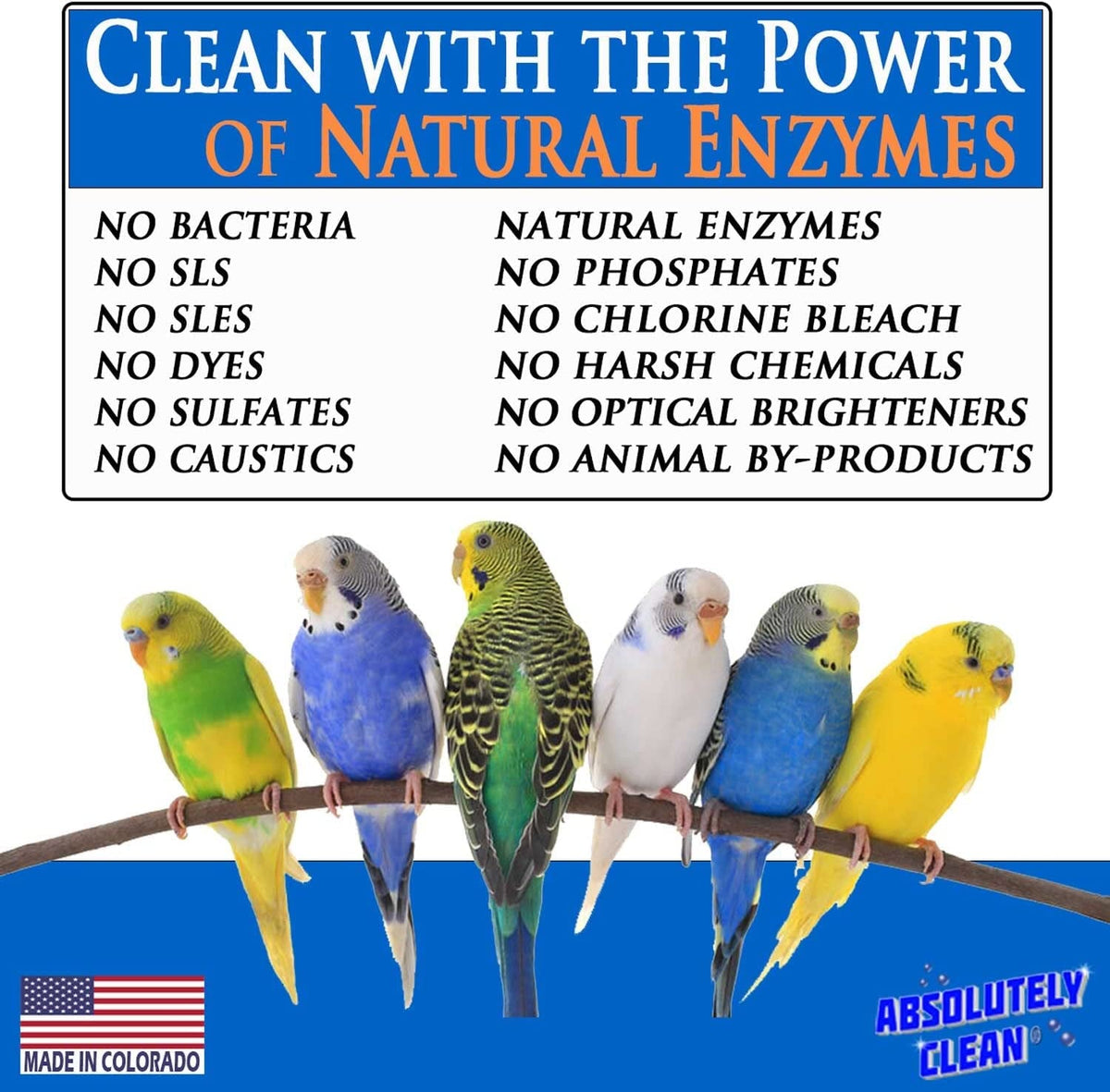 Bird Cage Cleaner and Deodorizer Concentrate, 16 oz