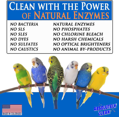 Bird Cage Cleaner and Deodorizer Concentrate, 16 oz