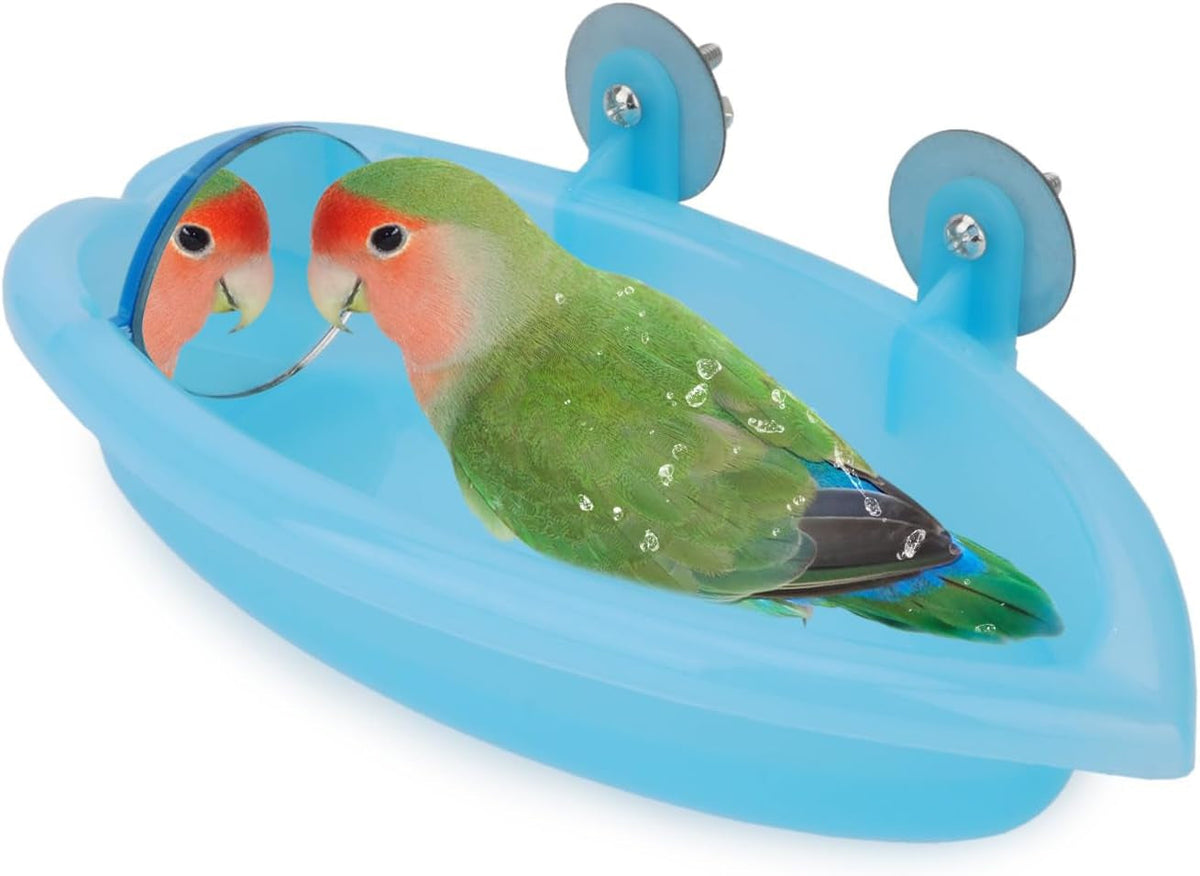 Portable Bird Bath with Mirror