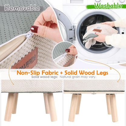4-Step Foldable Dog Stairs and Ottoman Ramp