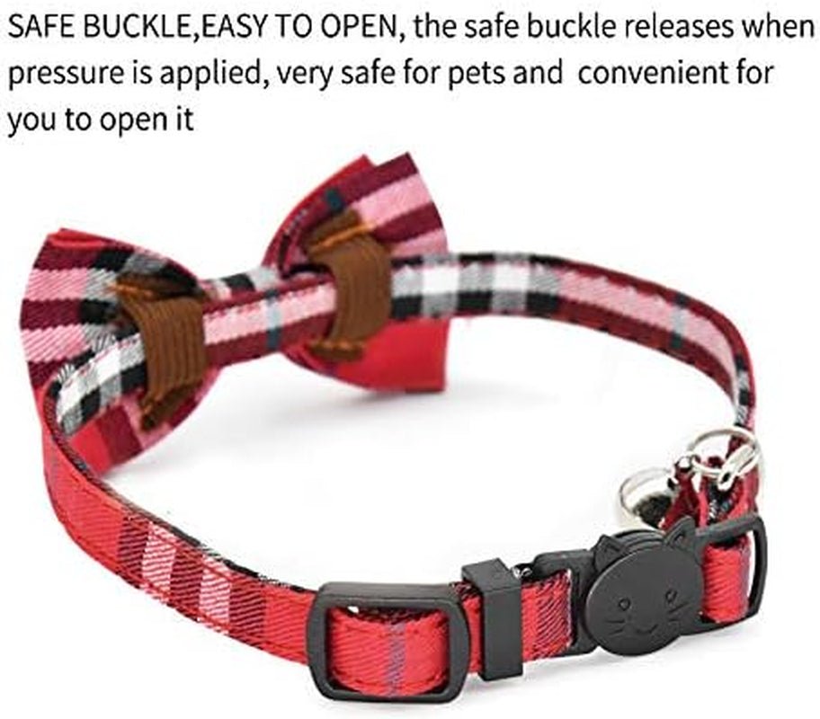 Breakaway Cat Collar, Plaid, 2 Pack