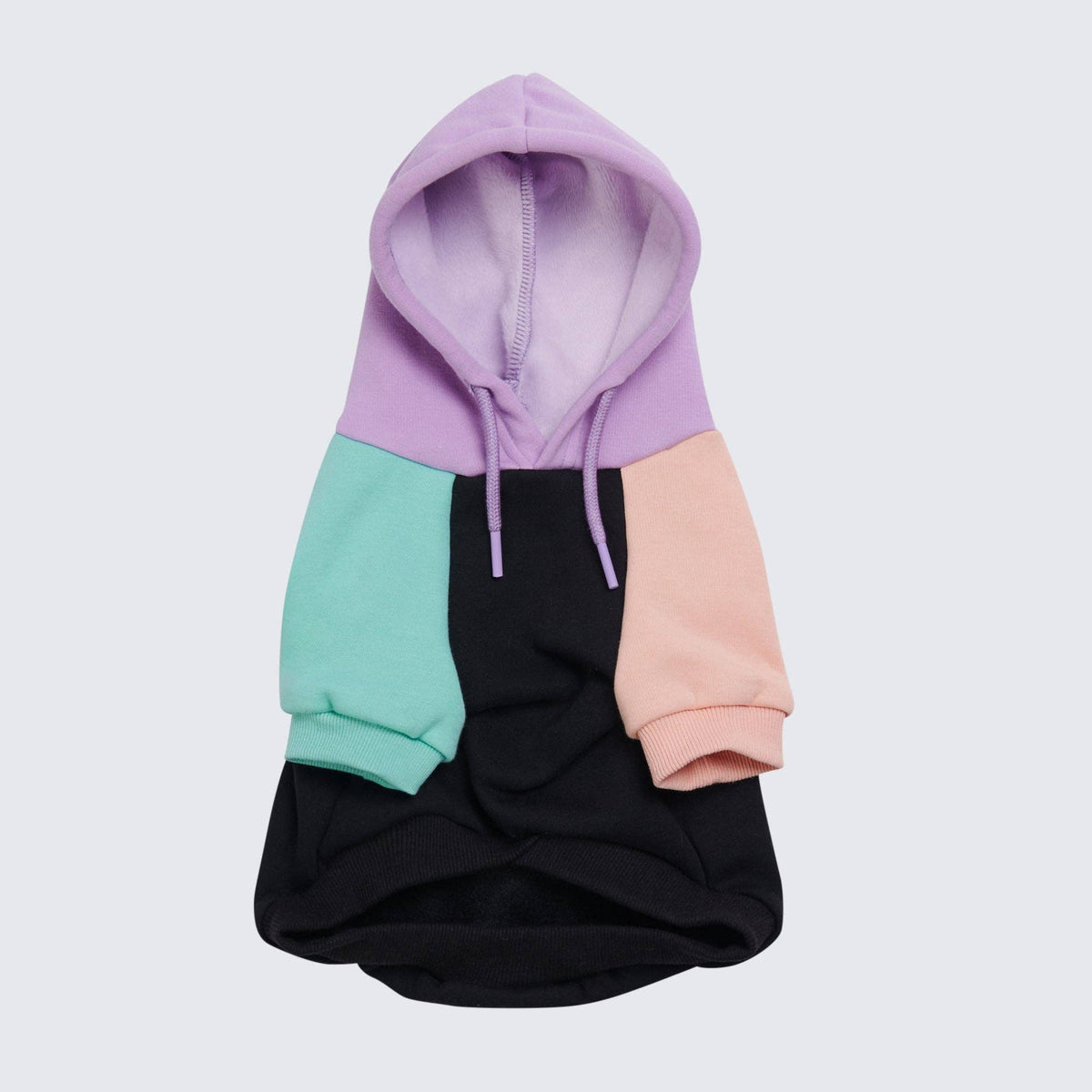 Cyber Punk graphic dog hoodie with fleece interior - view 2