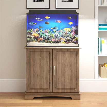Alta Vista Aquarium Stand, 29-37 Gallon, Rustic Oak