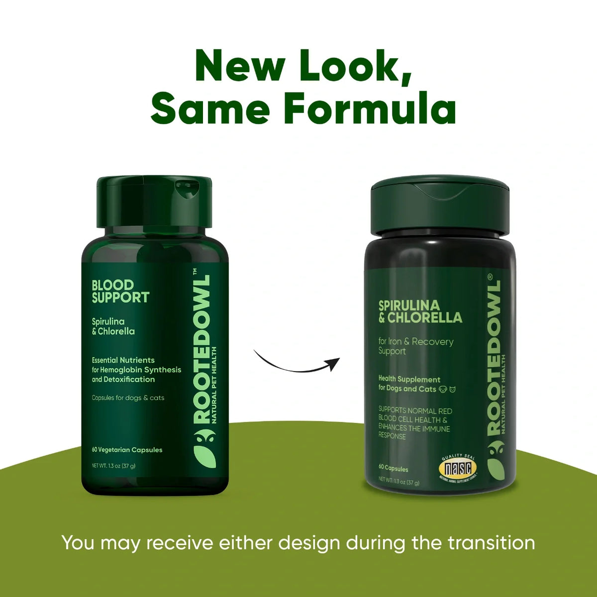 Spirulina & Chlorella Supplement for Dogs and Cats