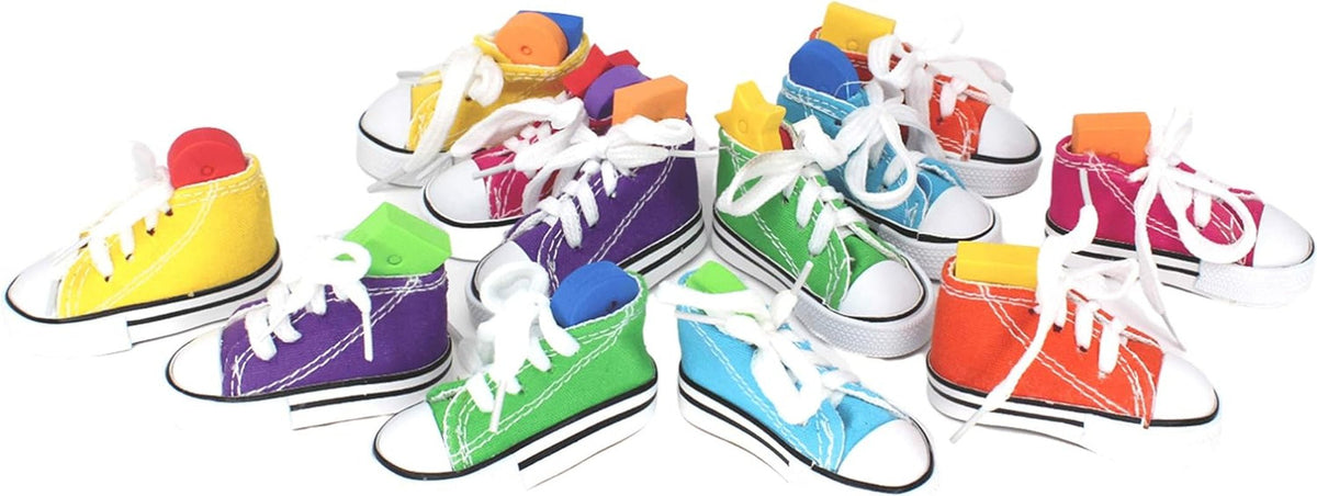 Mini Sneaker Foot and Beak Bird Toys, 12 Pack