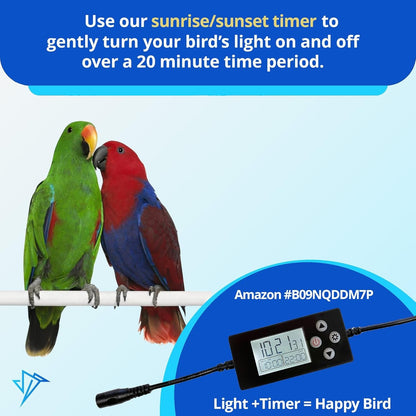 Bird Cage Light with Chew Guard