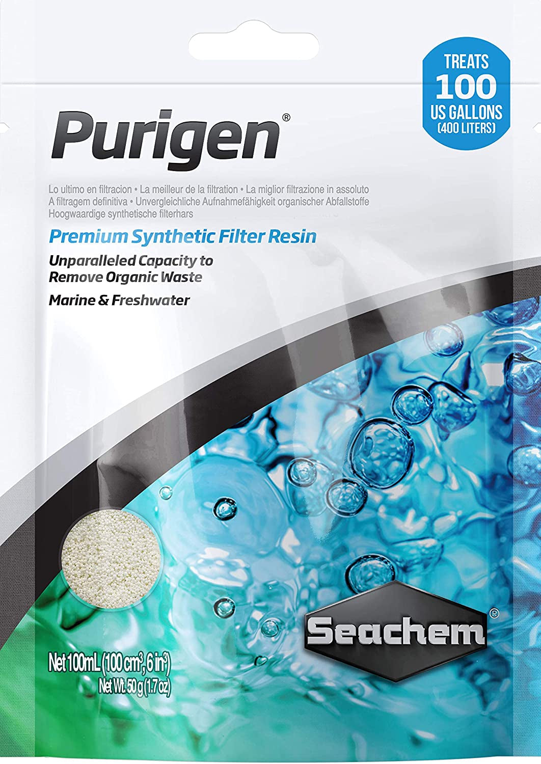 Purigen Organic Filtration Resin