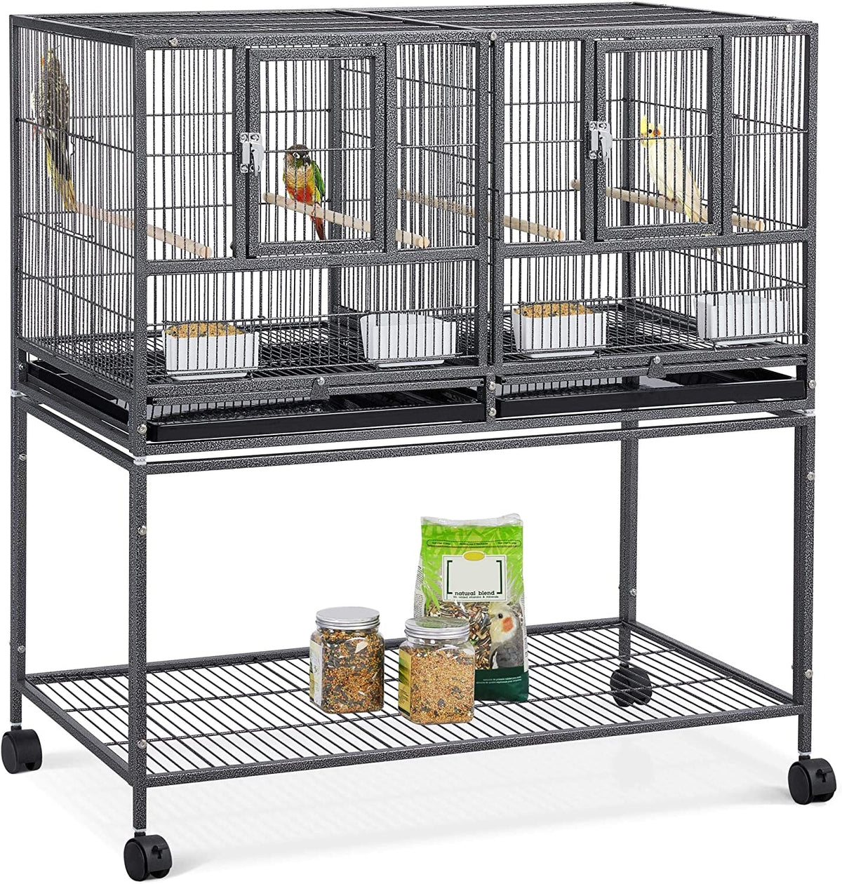 41.5 in Stackable Divided Bird Breeder Cage