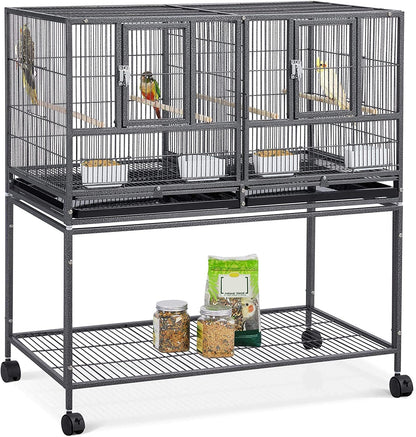 41.5 in Stackable Divided Bird Breeder Cage