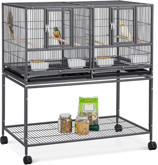41.5 in Stackable Divided Bird Breeder Cage