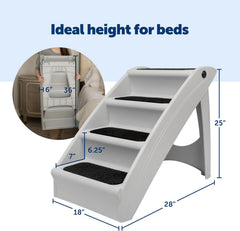 Foldable Non-Slip Dog Stairs for Beds and Sofas