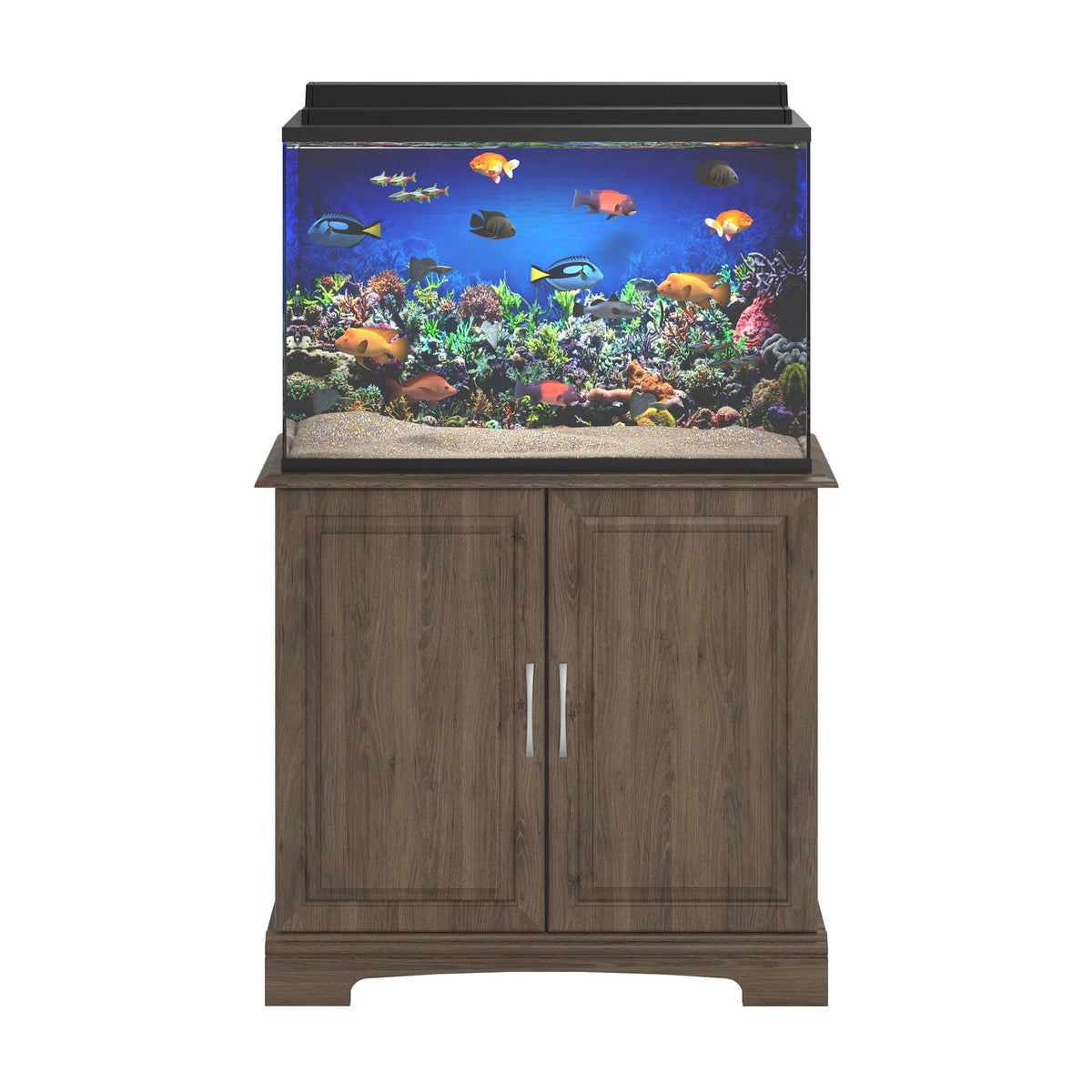 Alta Vista Aquarium Stand, 29-37 Gallon, Rustic Oak