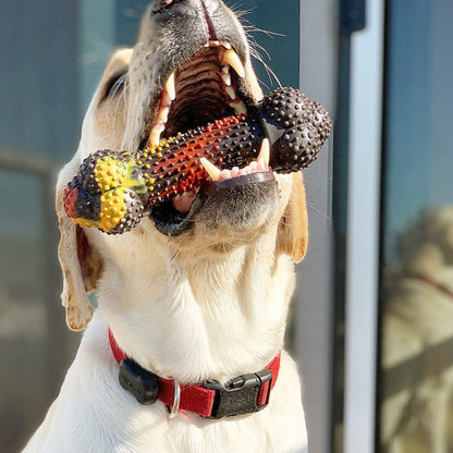 Flavor Frenzy Strong Chew Dog Toy, Bacon Cheeseburger