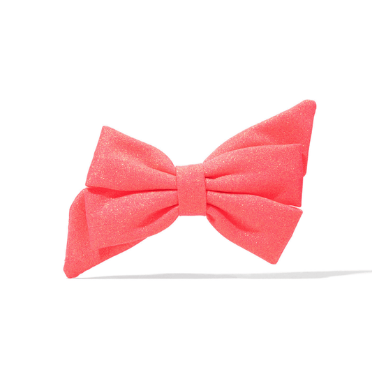 Ambrose – Glitter Dog Babe Bow, Slides on Any Collar
