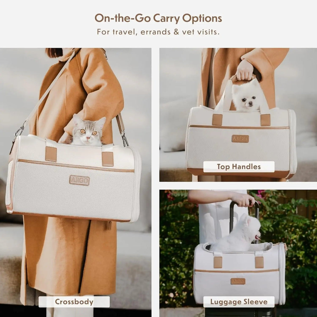 Argo Pawsport Airline-Approved Soft Pet Carrier