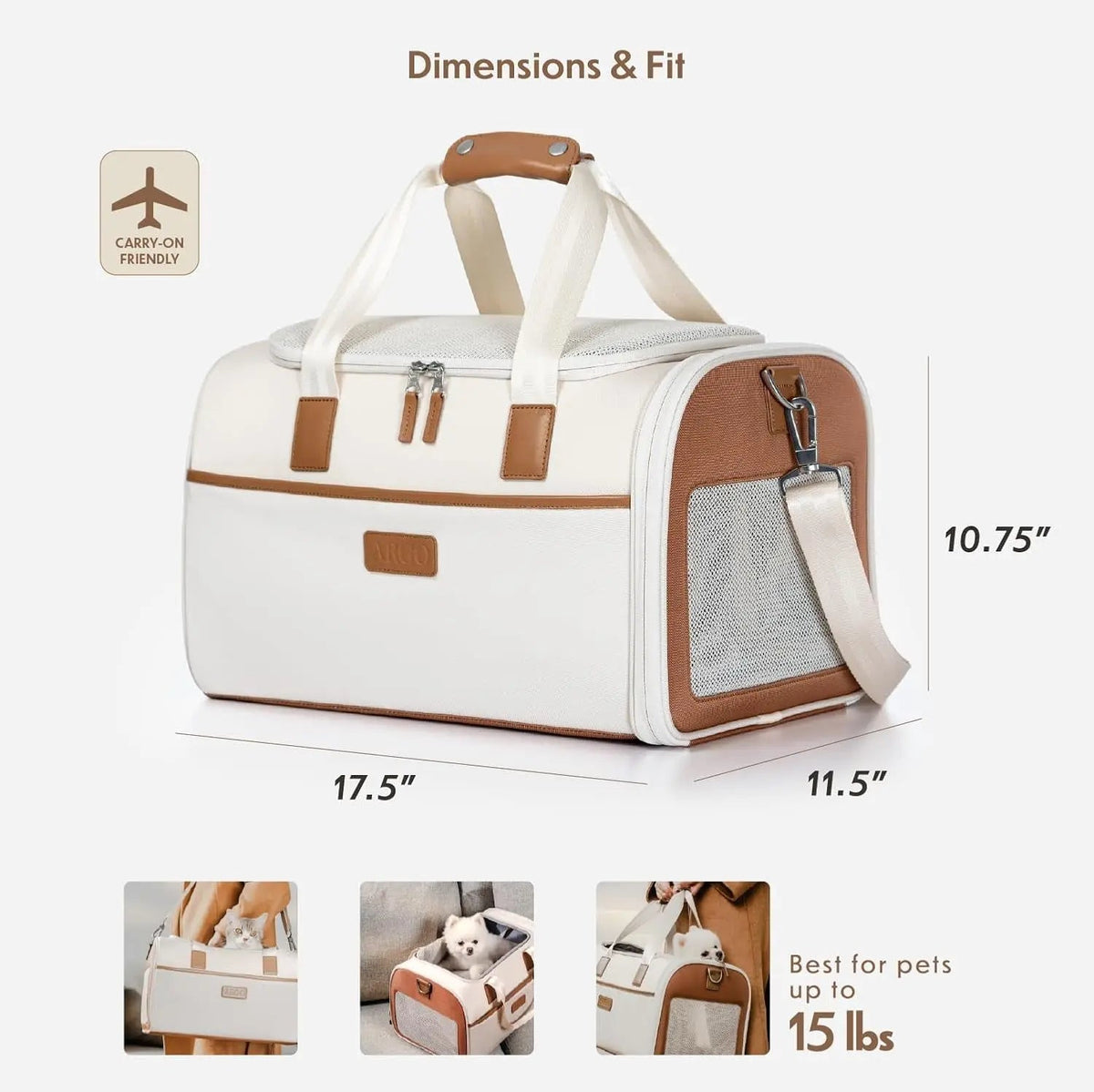 Argo Pawsport Airline-Approved Soft Pet Carrier