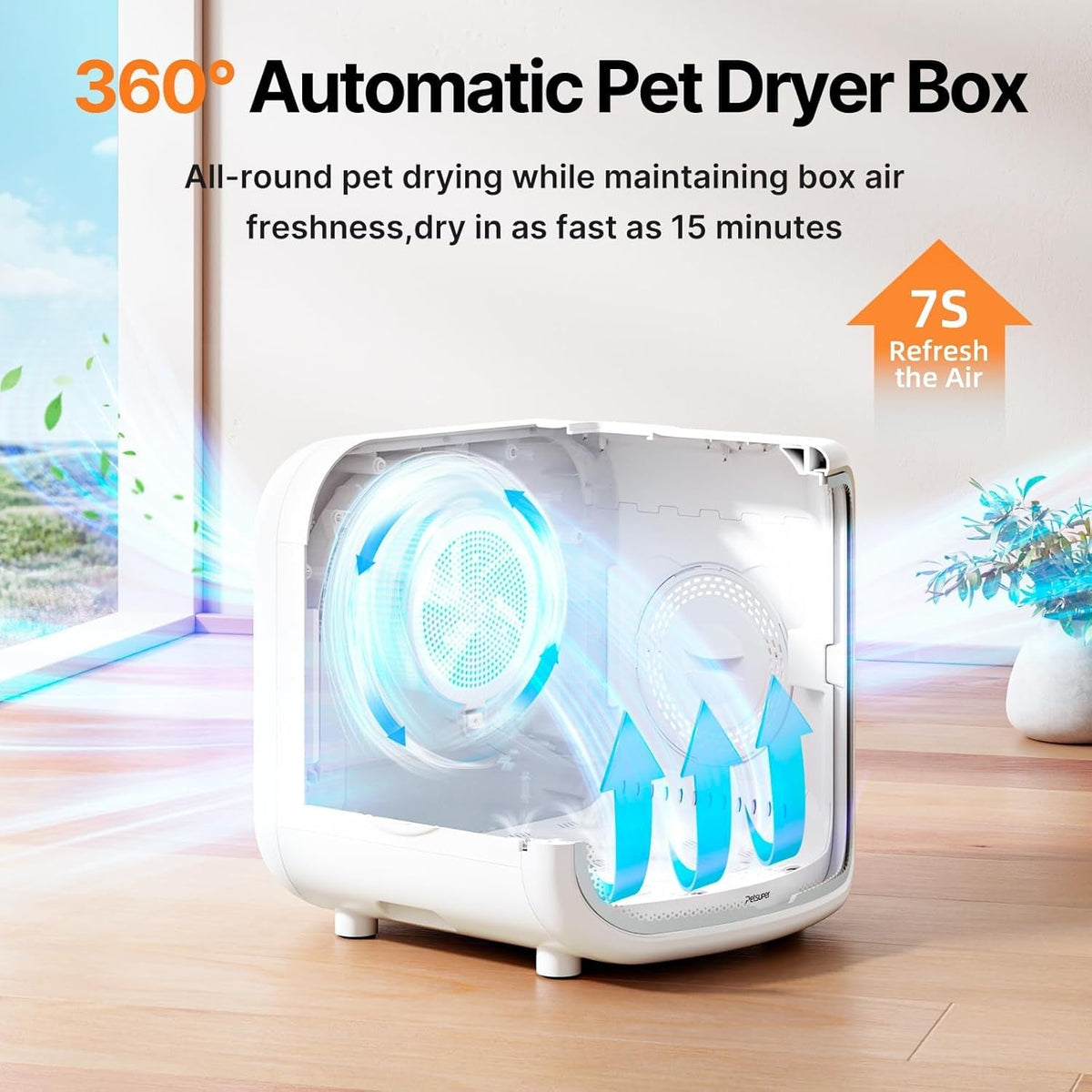 75 L Pet Dryer Box for Cats & Small Dogs, App Control