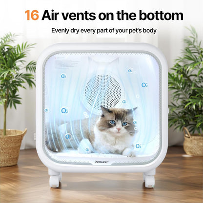 75 L Pet Dryer Box for Cats & Small Dogs, App Control