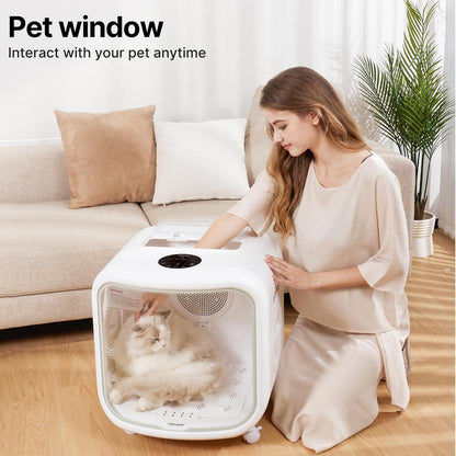 75 L Pet Dryer Box for Cats & Small Dogs, App Control