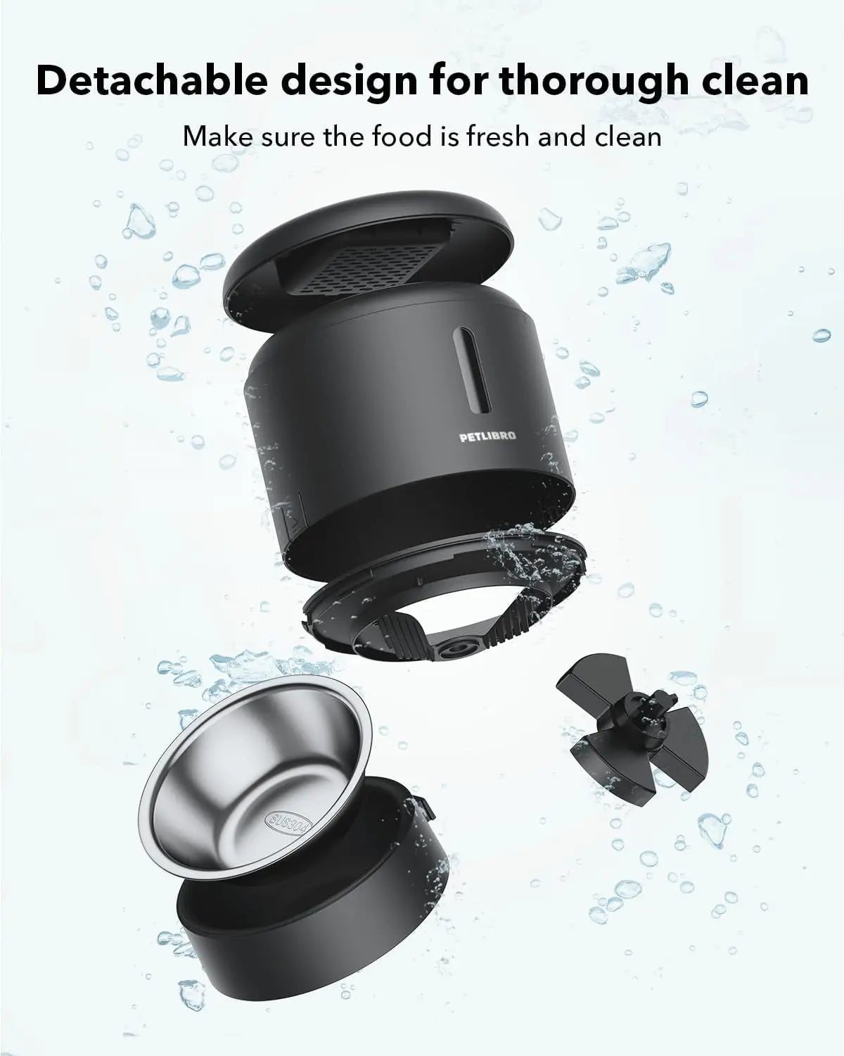 Automatic Pet Feeder with Camera, 3L or 5L, Timed Portions