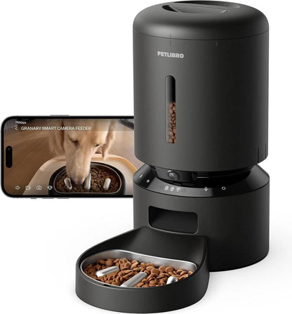Automatic Pet Feeder with Camera, 3L or 5L, Timed Portions