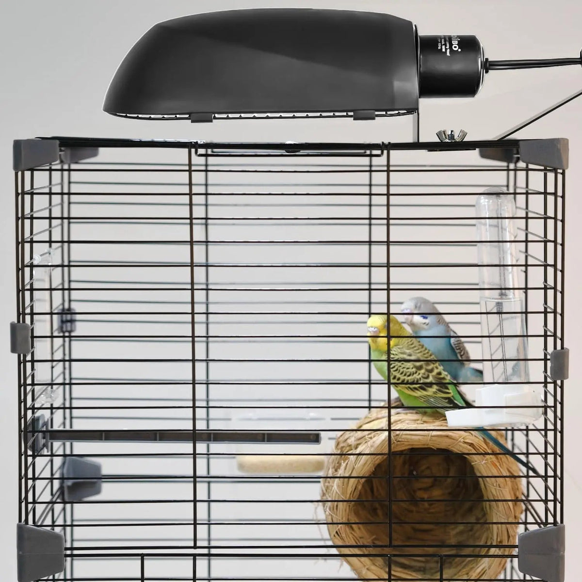 Bird Cage UVB Light Fixture Kit 20W UVA UVB Lamp for Aviary Health