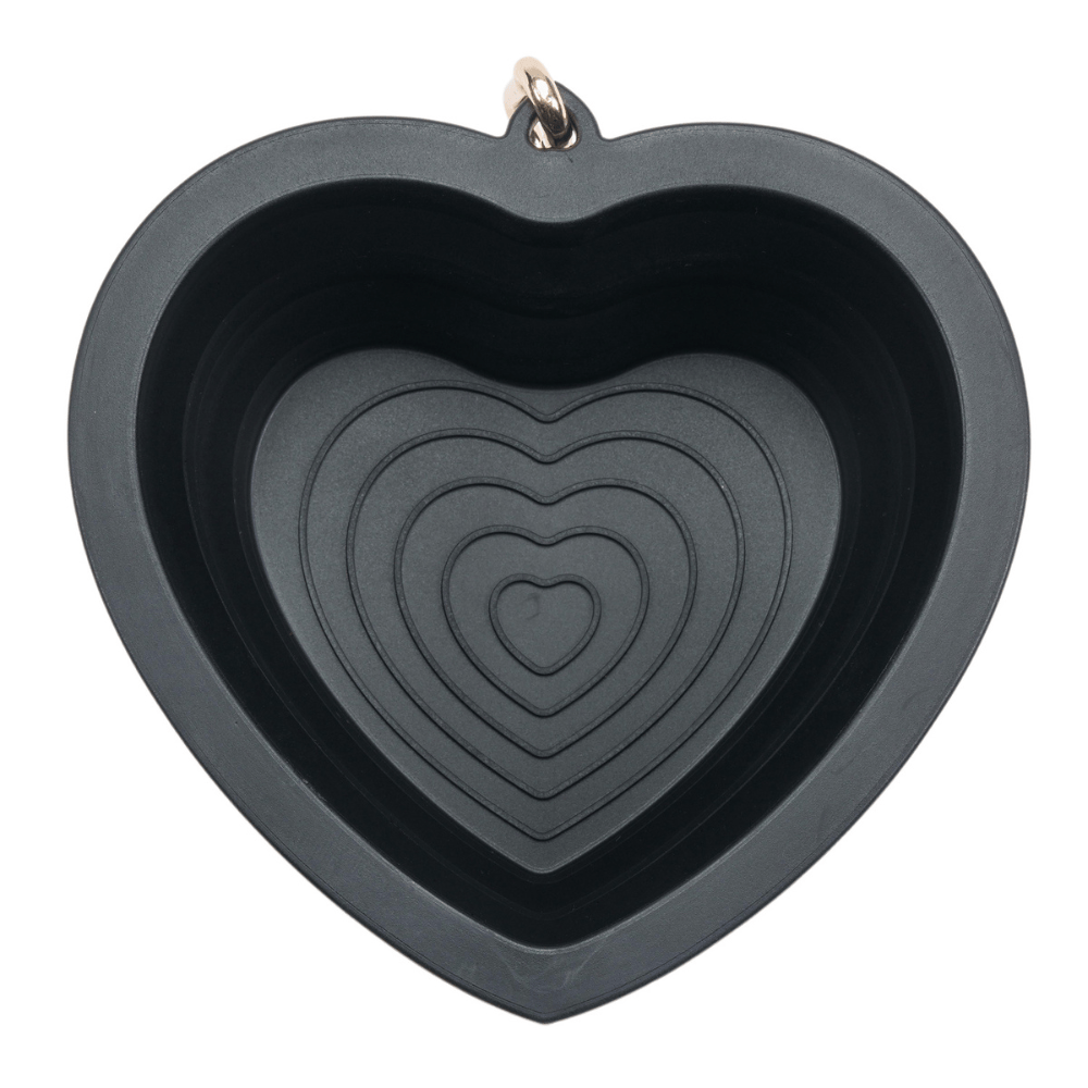 Onyx Heart Collapsible Dog Bowl — additional photo 7