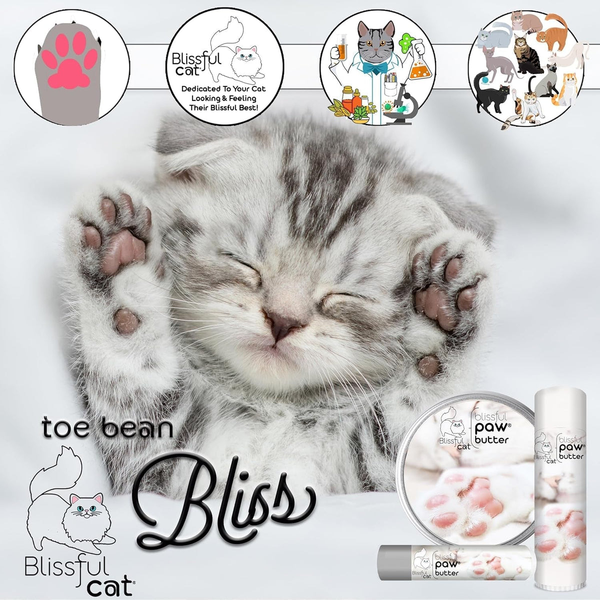 Cat Paw Butter Balm for Dry Pads, 1 oz
