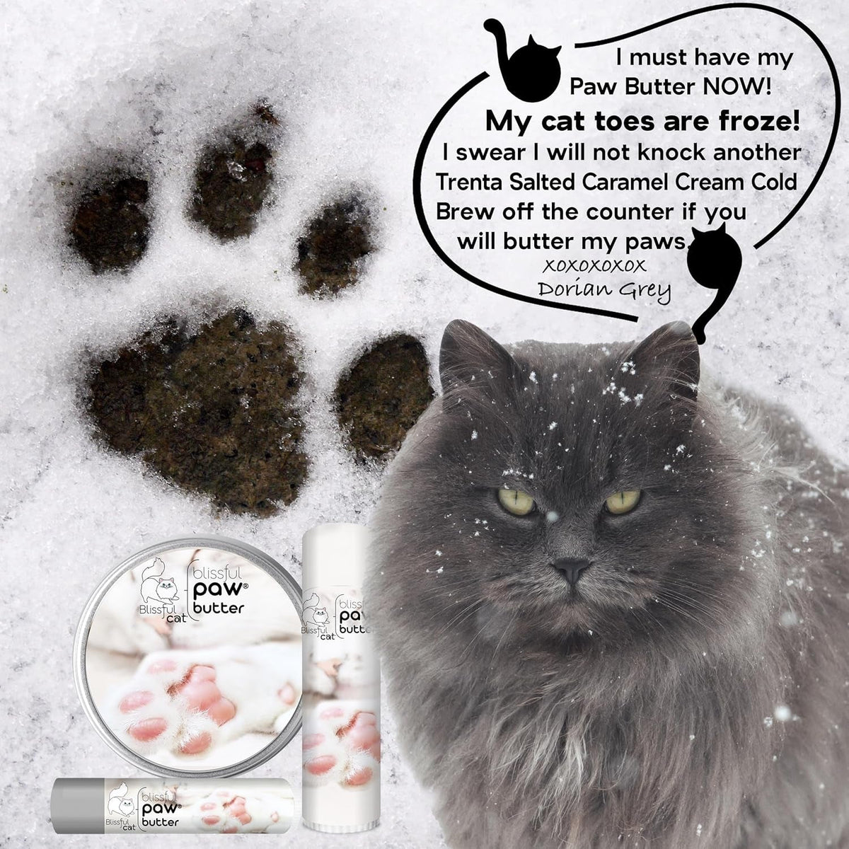 Cat Paw Butter Balm for Dry Pads, 1 oz