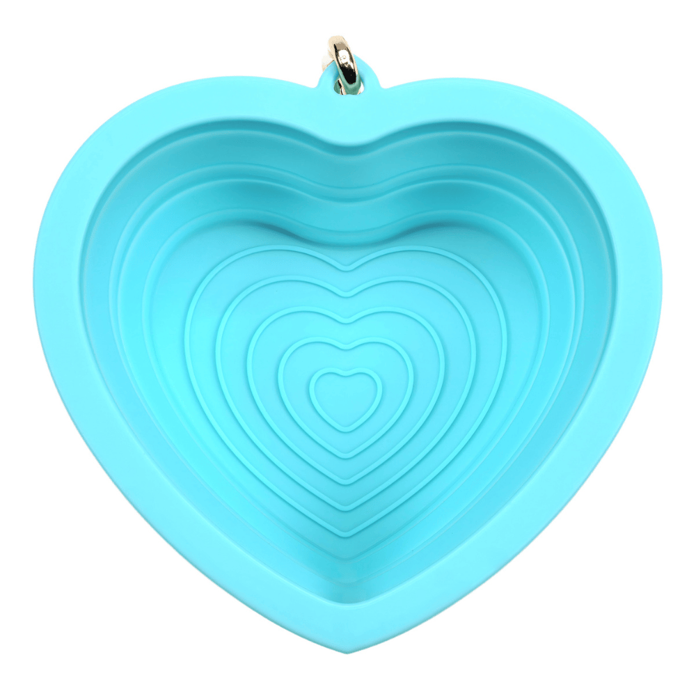 Aqua Heart Collapsible Dog Bowl — additional photo 9