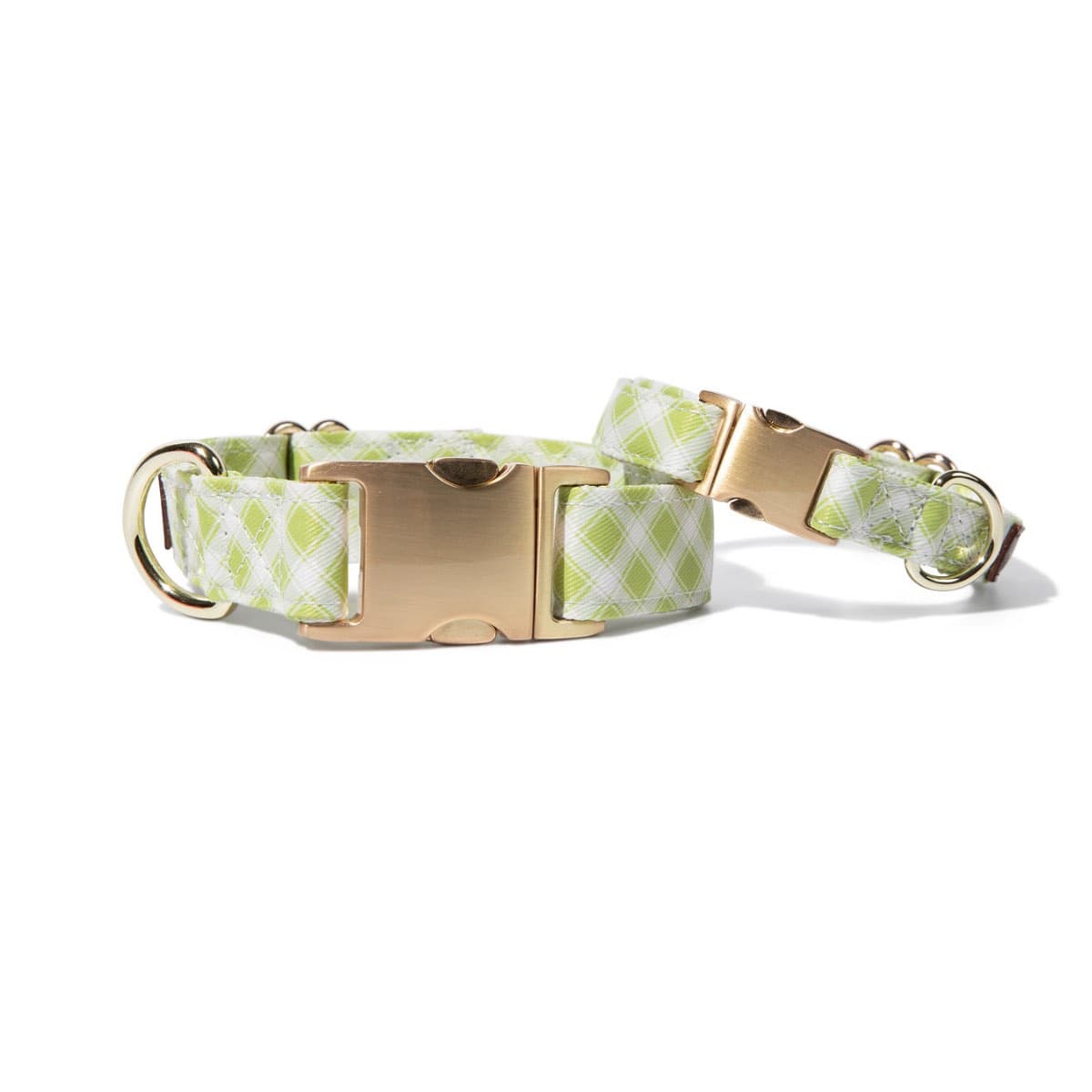 Bryce – Gingham Dog Collar, Adjustable XS–L