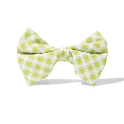Bryce – Gingham Dog Bow Tie for Any Collar, S & L