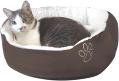 Calming Donut Cat Bed, Washable with Non-Slip Base