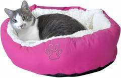 Calming Donut Cat Bed, Washable with Non-Slip Base