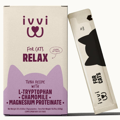 Creamy Tuna Cat Treats with Tryptophan & Magnesium, 30 Pack