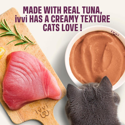 Creamy Tuna Cat Treats with Tryptophan & Magnesium, 30 Pack